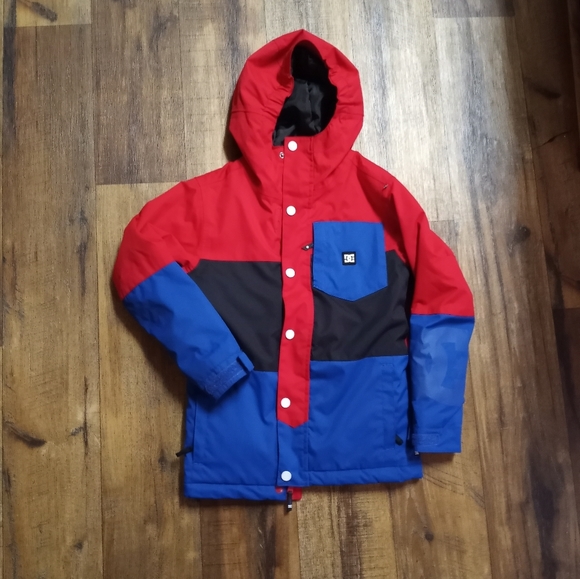 DC Kids Jacket - Red, Black, Blue - Picture 1 of 6